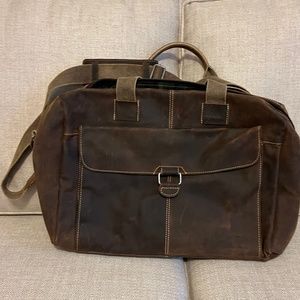 Jack Georges Buffalo Leather Arizona Overnighter or Day Bag